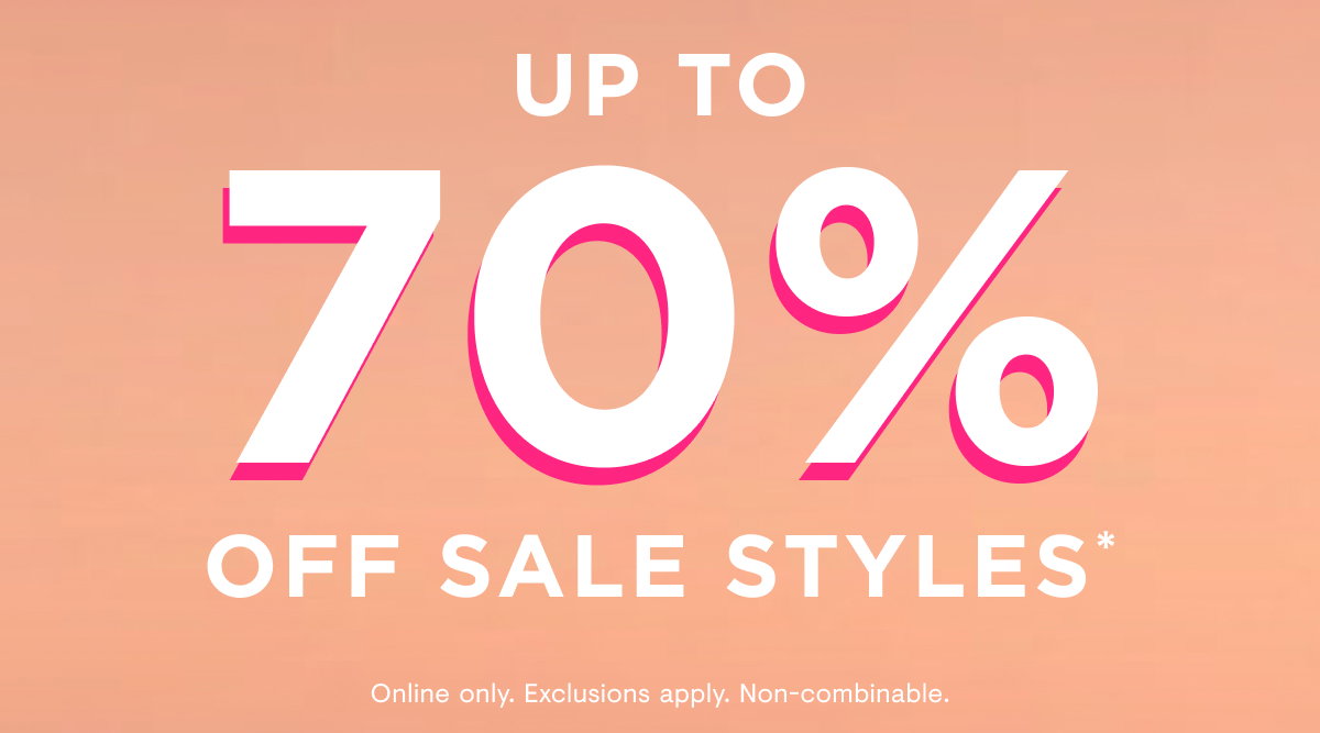 70 off sale styles