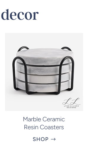 Marble Ceramic Resin Coasters