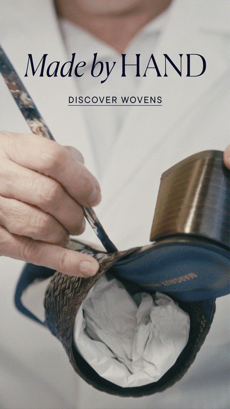 Made by hand. Discover wovens. 