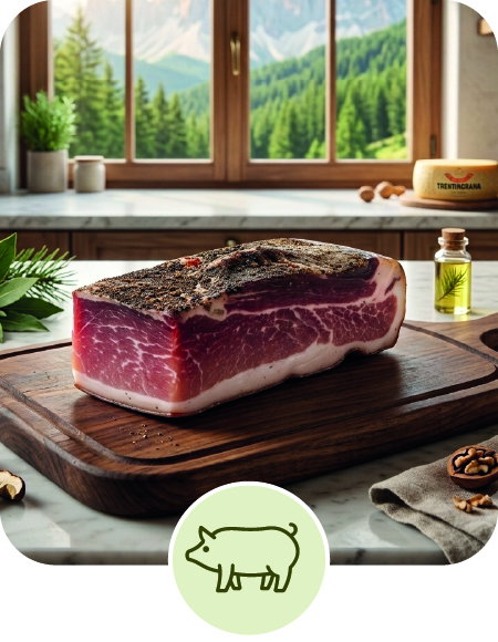 speck cuore stagionato 500 g | trentiner Speck Cuore Stagionato 500 g | Trentiner