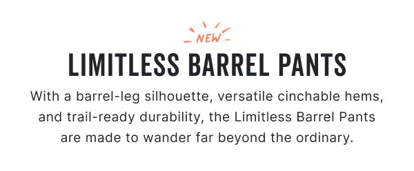 Shop the Limitless Barrel Pants
