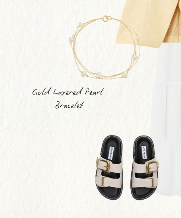 Gold Layered Pearl Bracelet