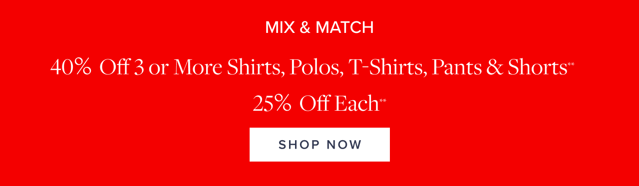 Mix and Match Shop Now