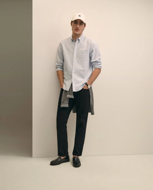 Image of Straight Fit Denim Jeans