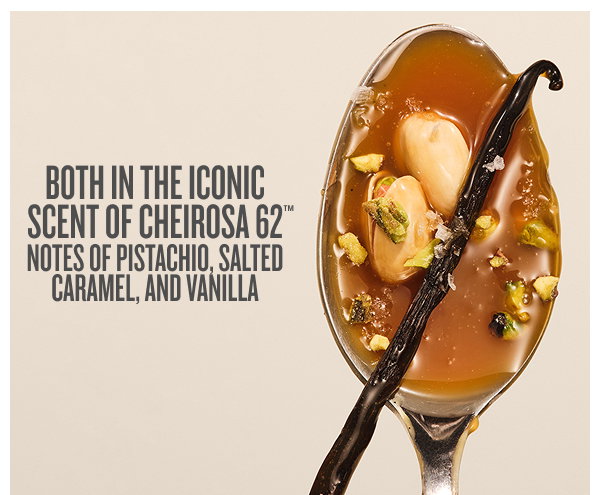 Both in the Iconic Scent of Cheirosa 62