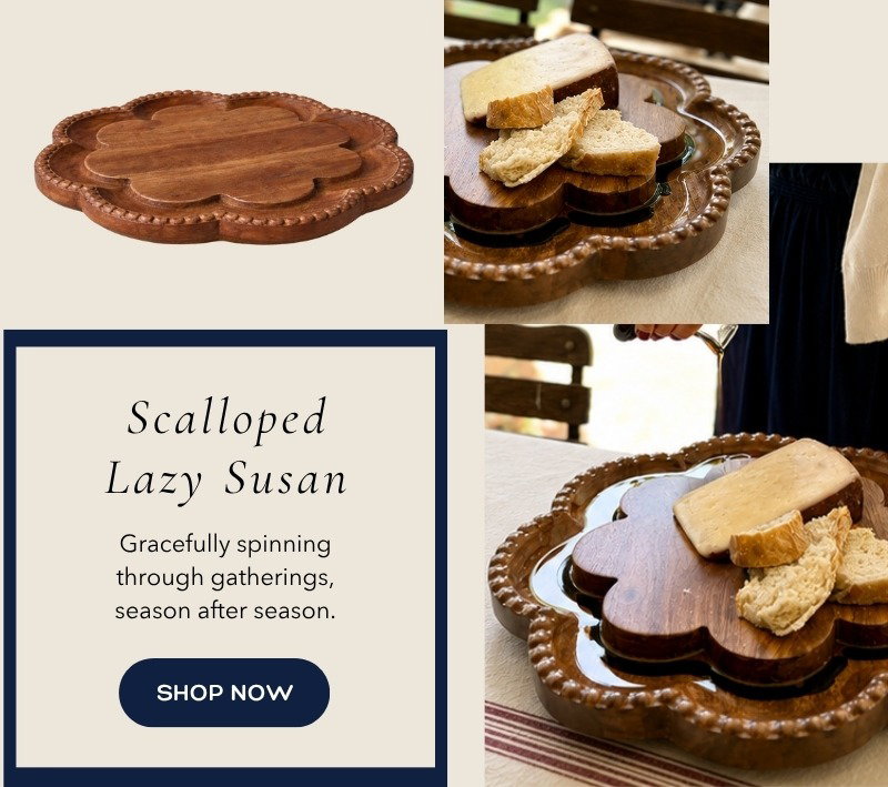 Scalloped Lazy Susan