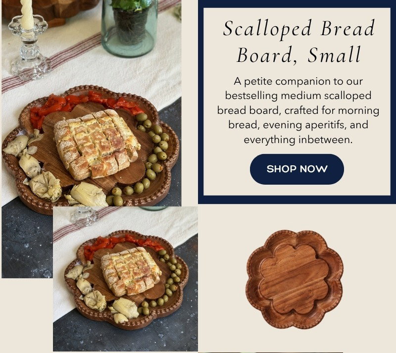 Scalloped Bread Board, Small