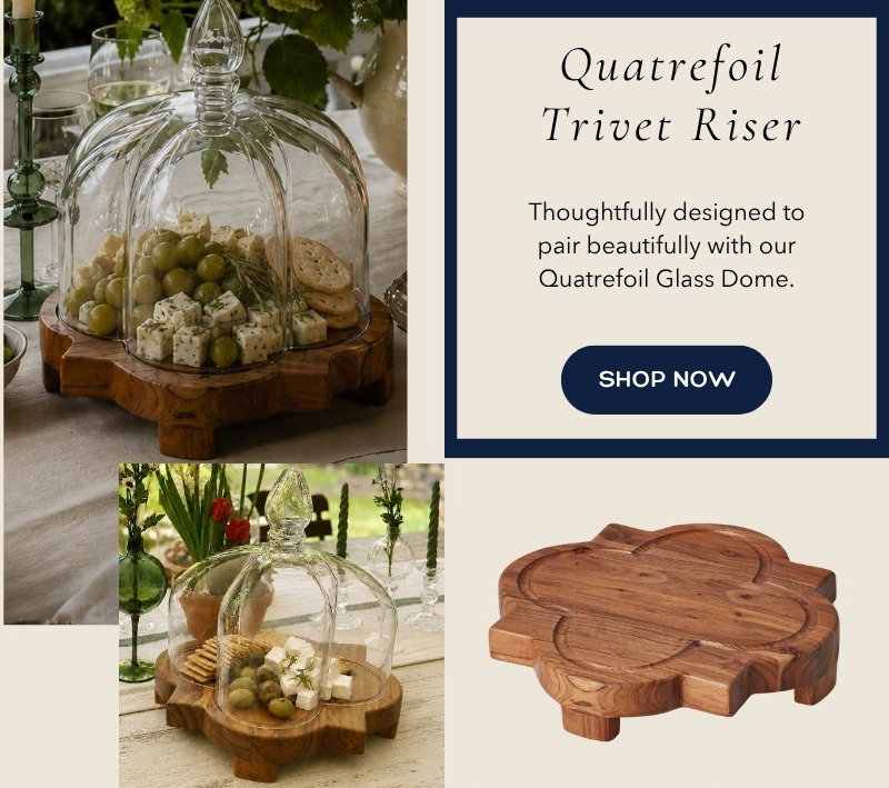 Quatrefoil Trivet Riser