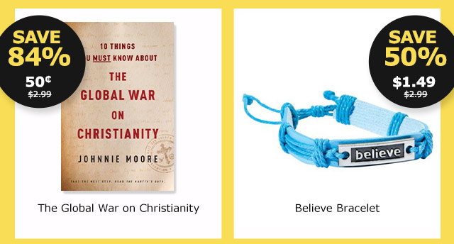 The Global War on Christianity | Believe Bracelet