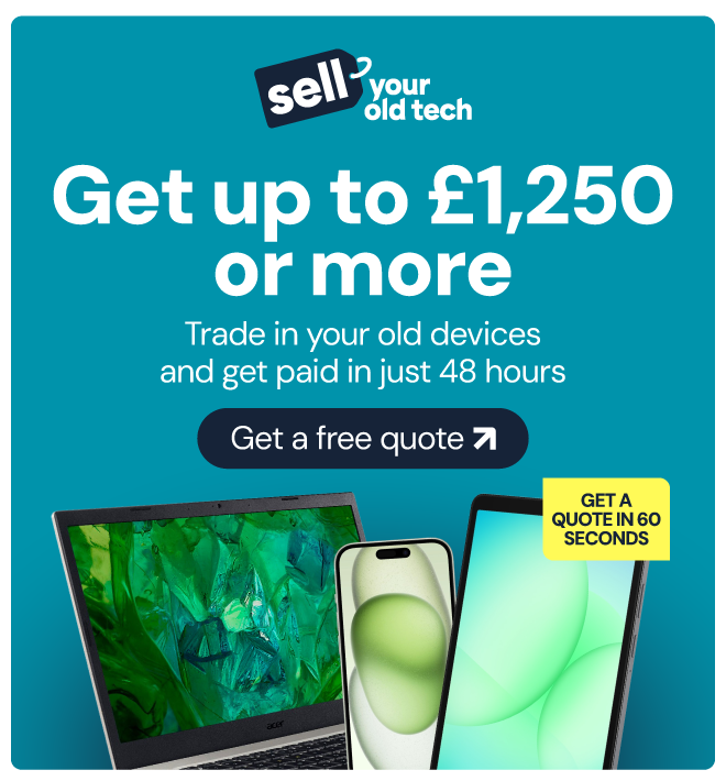Sell my old tech - Sell now