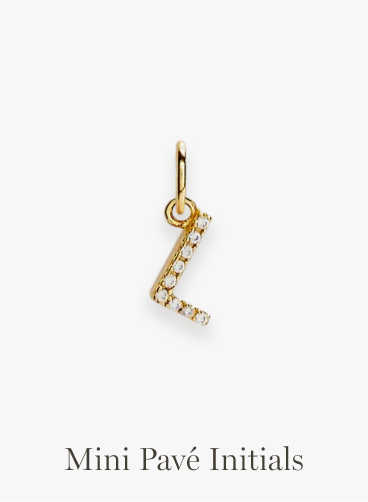 MINI PAVÉ INITIALS