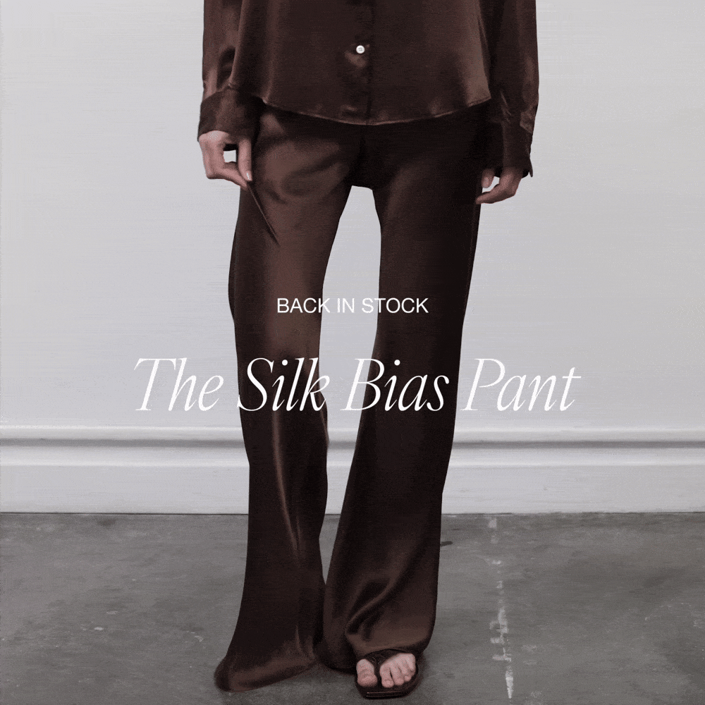 Back in Stock: The Silk Bias Pant