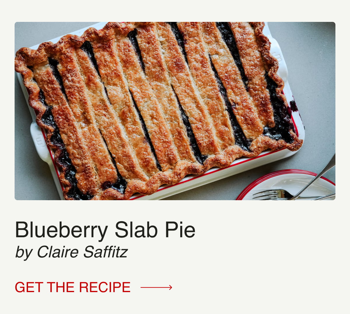 Blueberry Slab Pie by Claire Saffitz - Get The Recipe