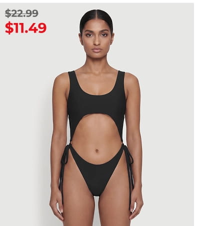 Shop O Ring Detail High Cut Monokini
