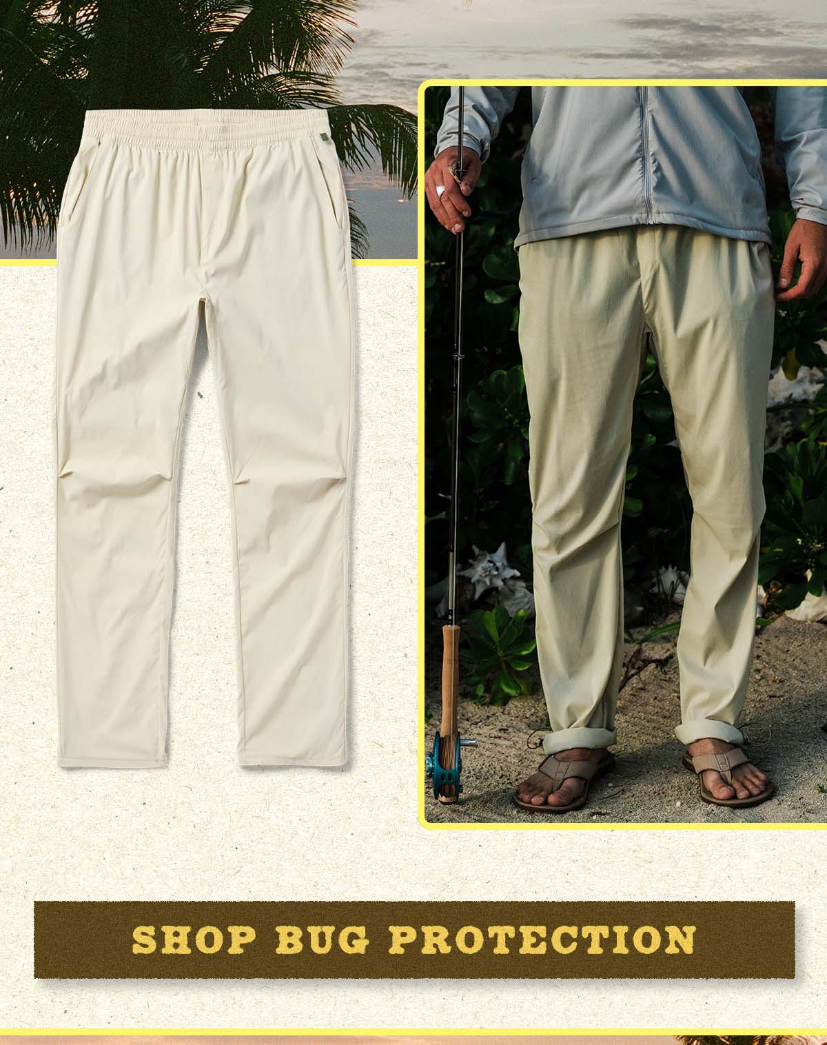 NFZ Gulf Pants - Sandbar - $84