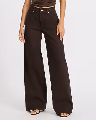 High Waisted Wide Leg Jeans