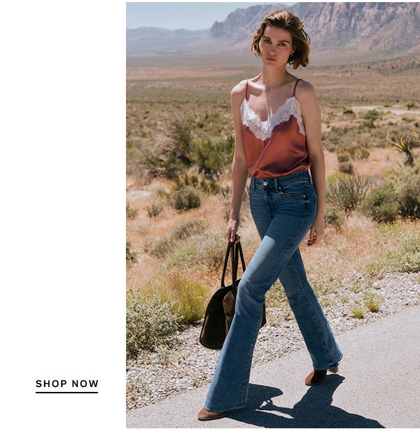Mid Rise Medium Wash Bootcut Jeans