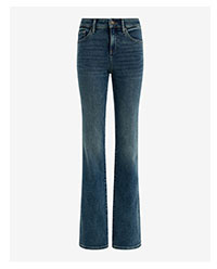 Mid Rise Dark Wash Bootcut Jeans
