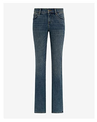 Mid Rise Dark Wash Bootcut Jeans