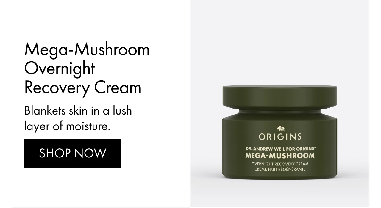 Mega-Mushroom Overnight Recovery Cream | Blankets skin in a lush layer of moisture. | SHOP NOW