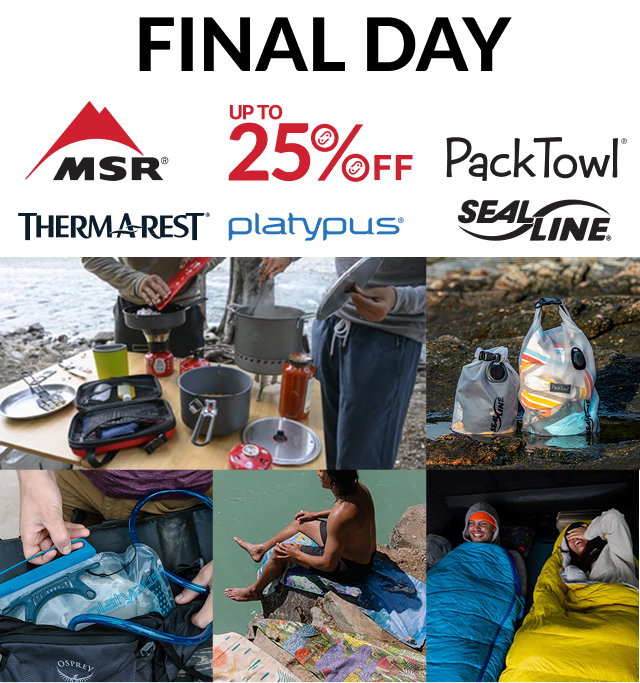 Final Day — Camp Brands Up To 25% Off