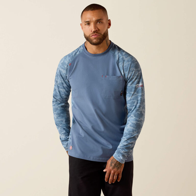FR Stretch Camo Baseball T-Shirt