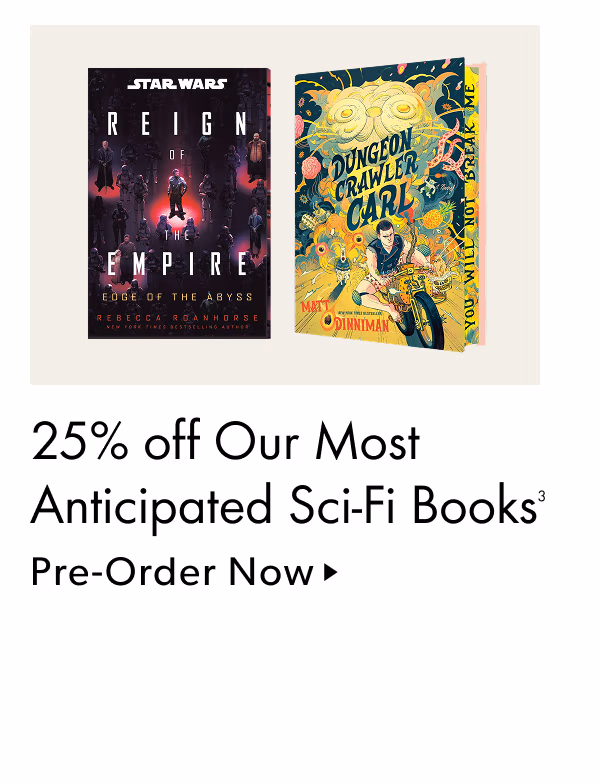 25% off Our Most Anticipated Sci-Fi Books
