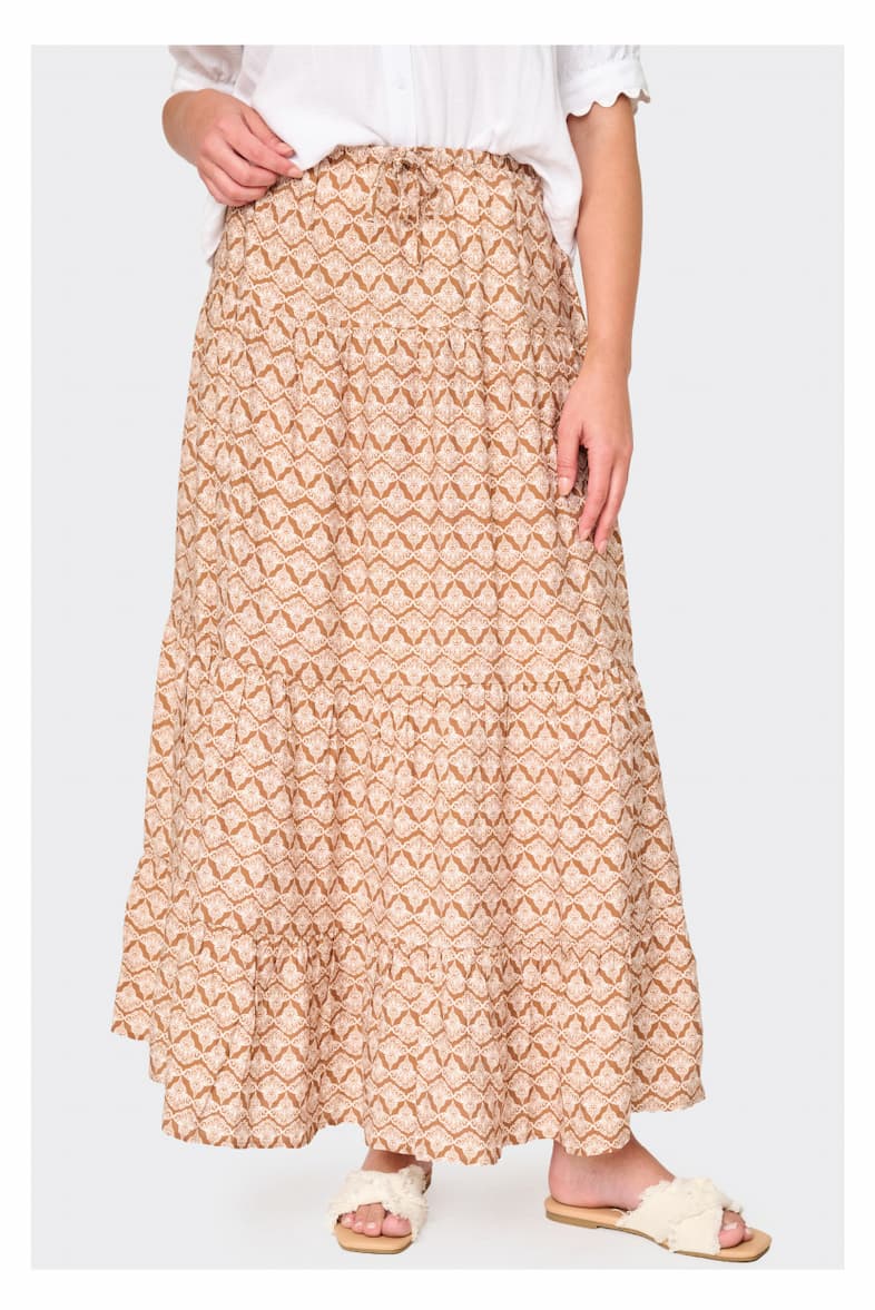 Tiered Ultra Maxi Skirt