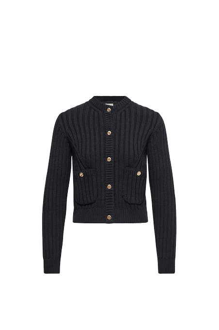 Cotton Padded Cardigan