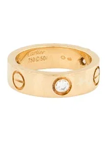 3 Diamond LOVE Ring, Classic Model