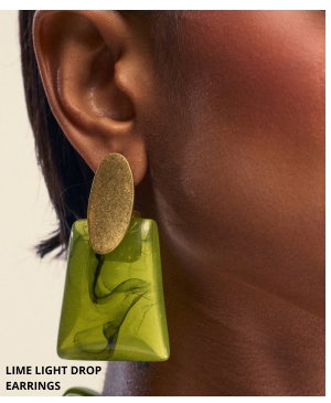 LIME LIGHT DROP EARRINGS