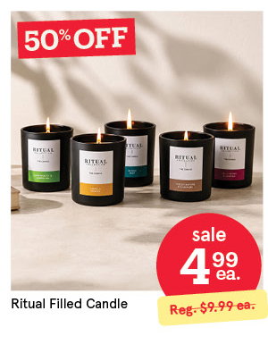 RITUAL REED DIFFUSERS AND CANDLES 