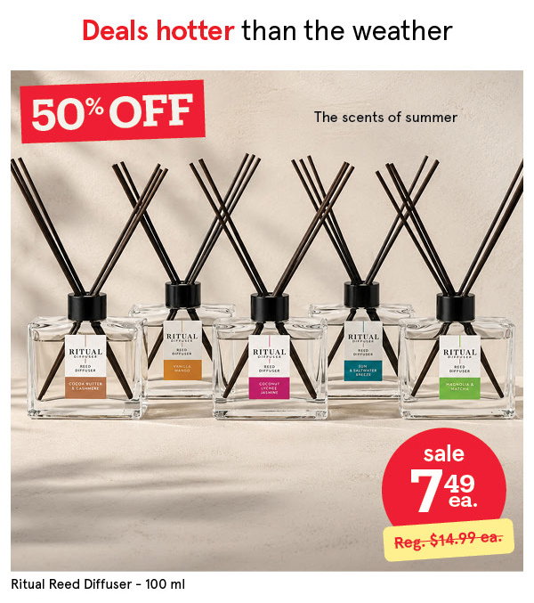 RITUAL REED DIFFUSERS AND CANDLES 
