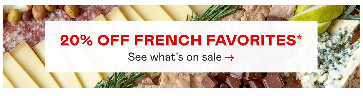 20% Off French Favorites