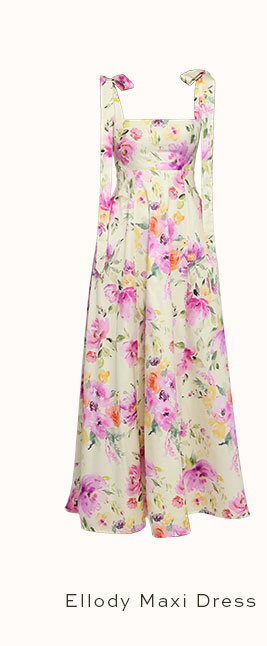 Ellody Maxi Dress - Yellow Petunia