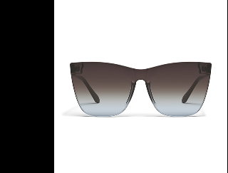 Image of large grey aviator sunglasses