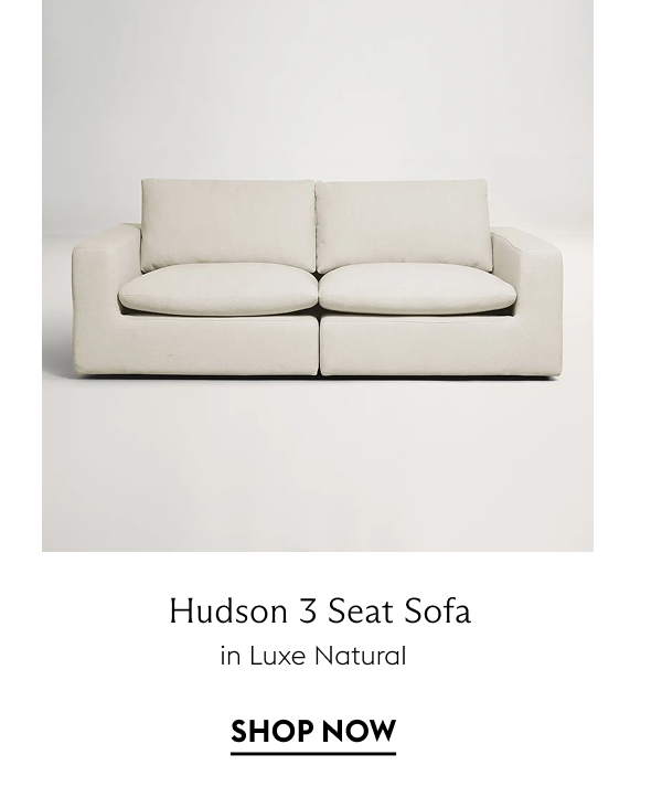 Hudson 3 Seat Sofa