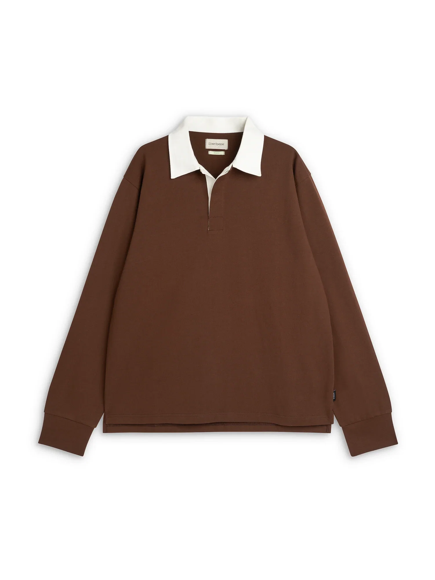 Image of Heavy Long Sleeve Rugby Top Parton Brown