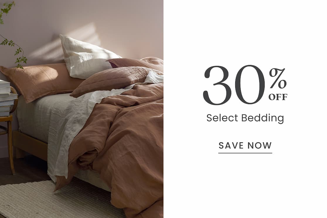 30% Off Select Bedding
