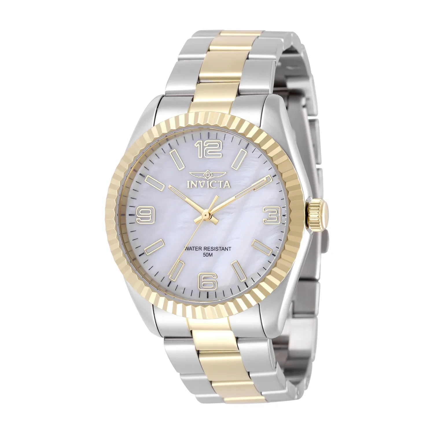 Image of Invicta Women's 38mm Specialty Quartz MOP Dial Two-Tone Bracelet Watch