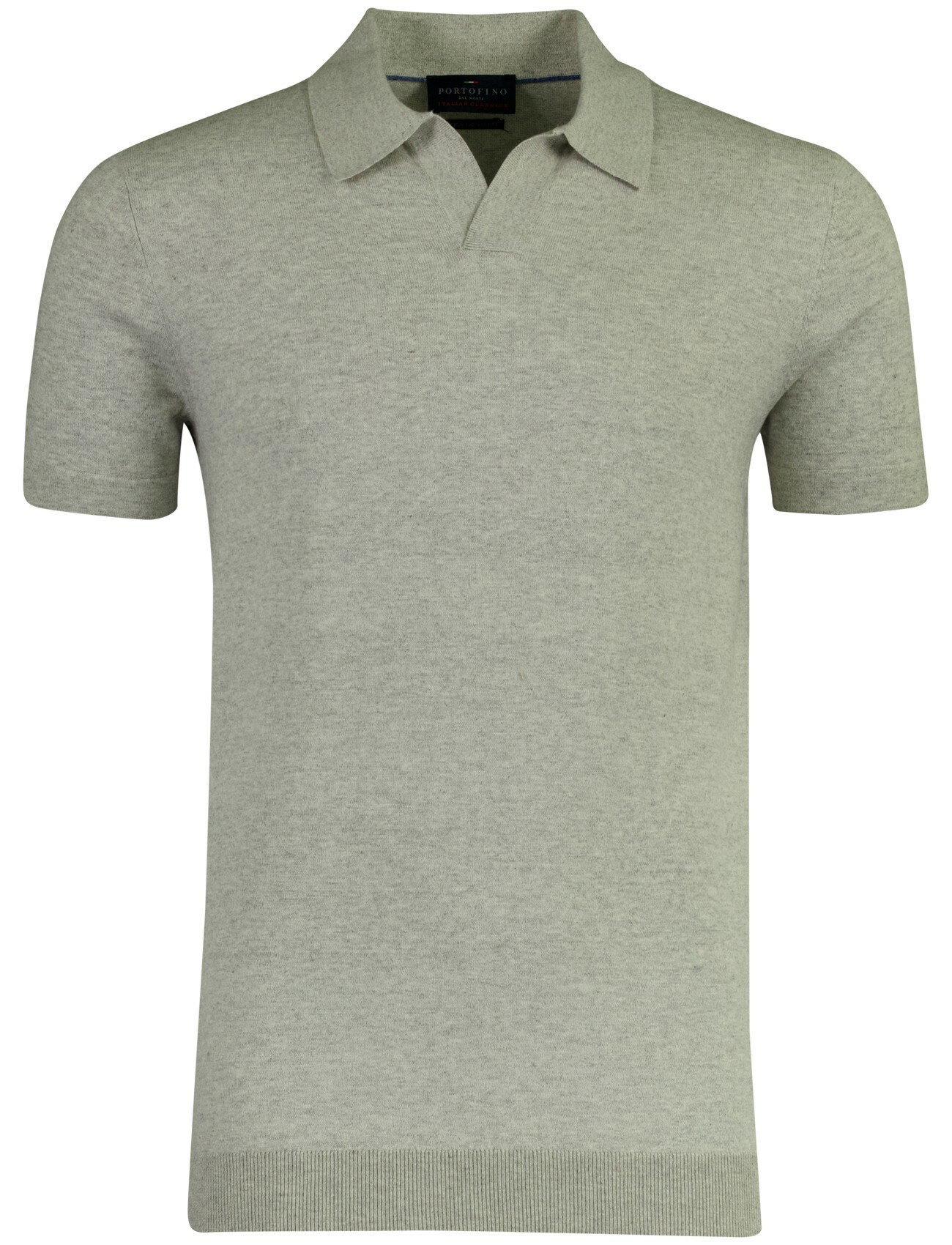 Portofino polo extra lang groen v-hals