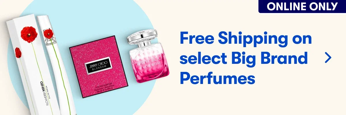 Free Shipping on select Big Brand Perfumes