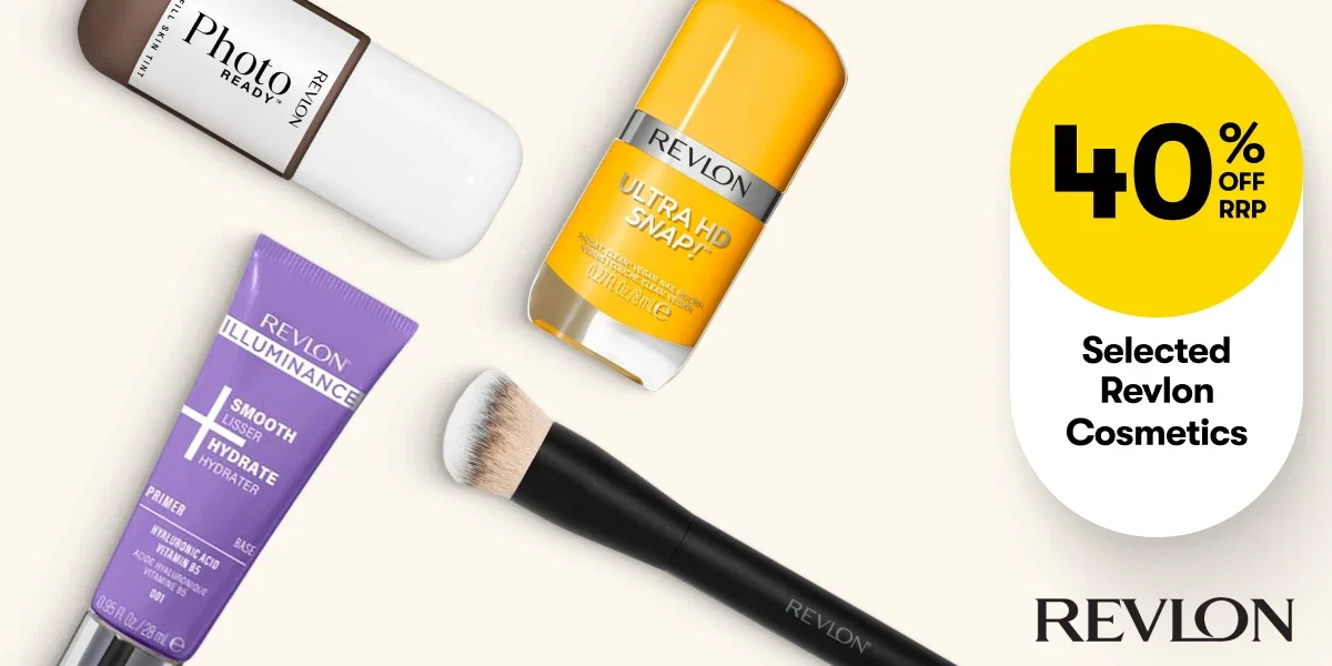 40% OFF RRP selected Revlon Cosmetics