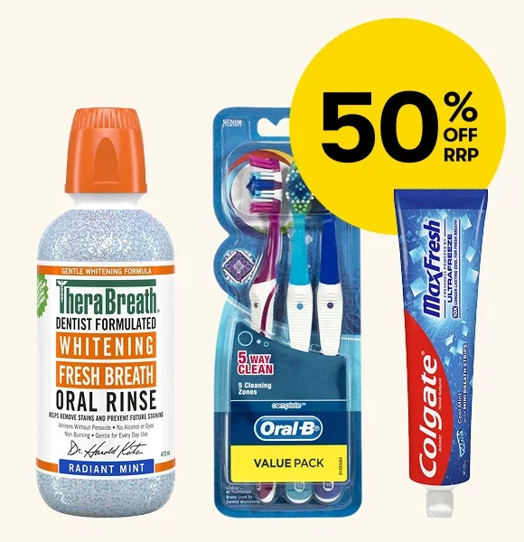 50% OFF RRP