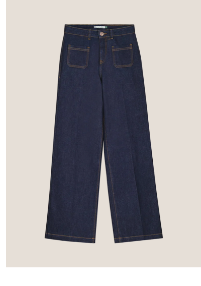 Robyn Organic Cotton Stretch Jeans in Dark Denim
