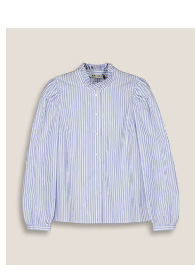 Debbie Organic Cotton Stripe Blouse