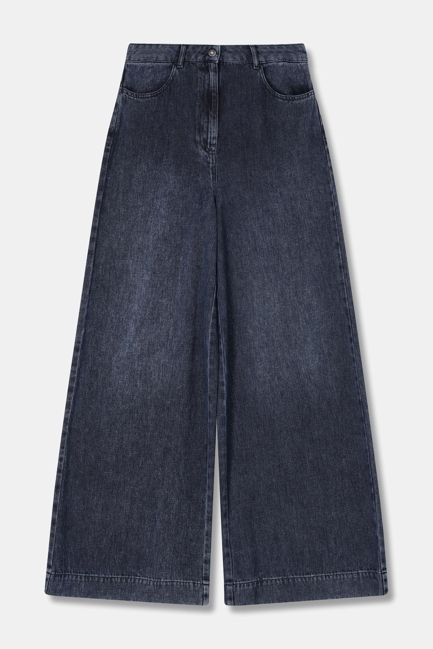 REMIND Wide-leg medium denim