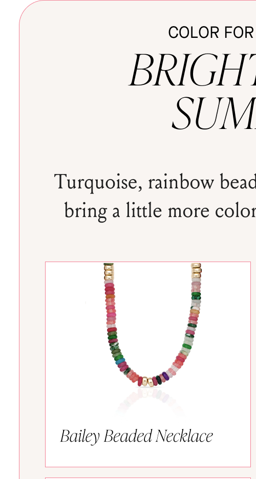 Bailey Beaded Necklace