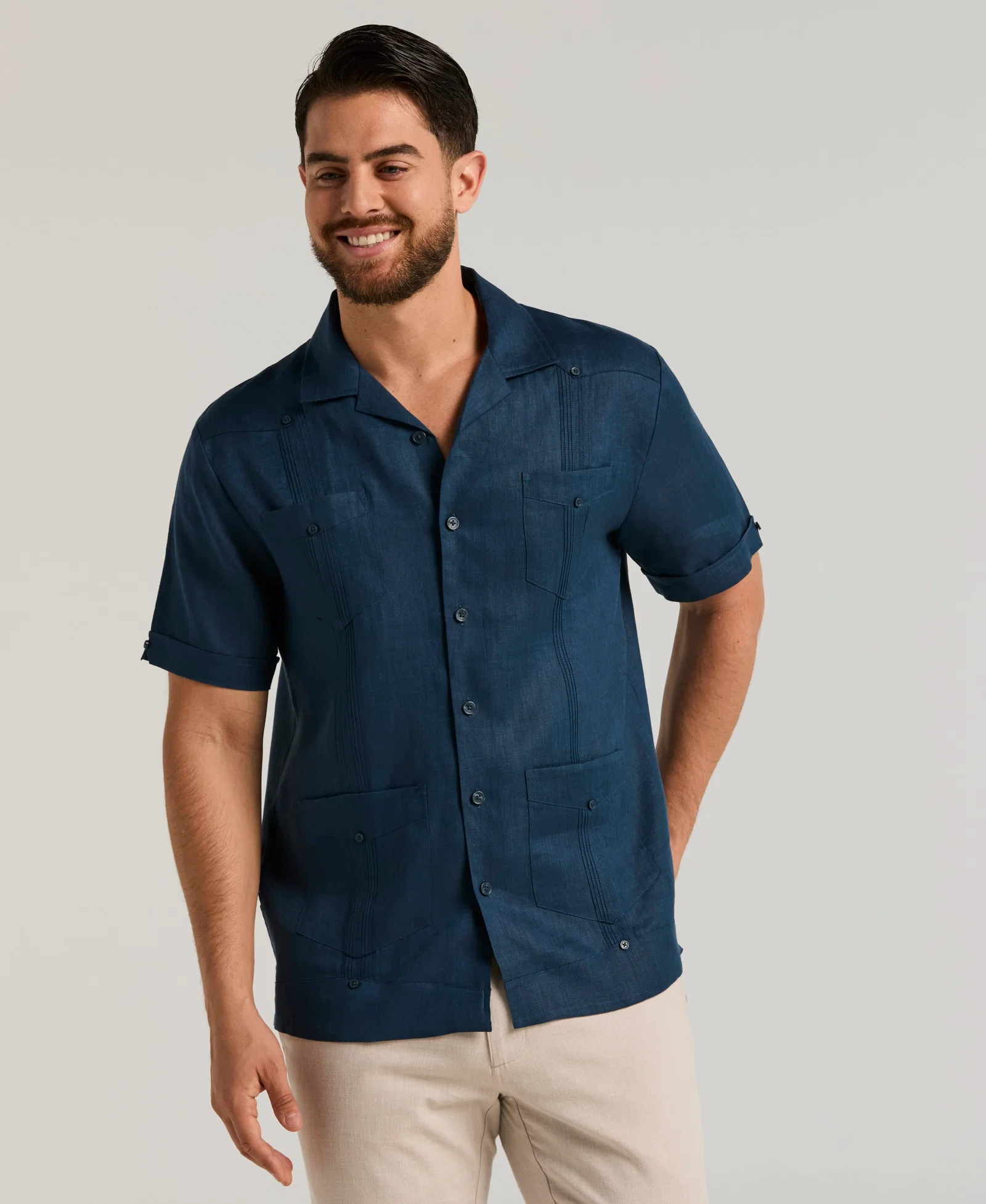 Image of Classic 100% Linen Guayabera