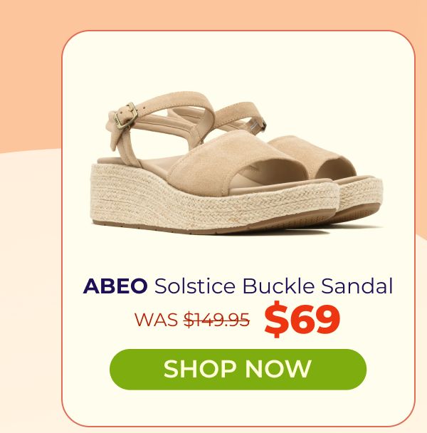 ABEO Solstice Buckle Sandal